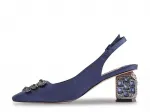 Драгоценные туфли-лодочки Lady Couture, Navy - фото 5