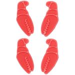 Наклейка на сноуборд Crab Grab Mini Claws Stomp Pad, красный - фото
