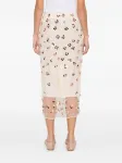 Миди-юбка с цветочными элементами Forte Forte, бежевый - фото 4