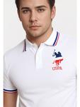 белая рубашка поло U.S. Polo Assn. - фото 7