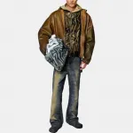 Утилитарные брюки DIESEL, синий - фото 4