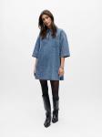 OBJECT Платье в синем дениме, светло-голубое - фото 5