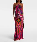 Топ из шелкового твила с декором iride Pucci, Multicolor - фото 2