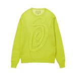 Свитер Stussy Loose Knit 'Lime', зеленый - фото 2