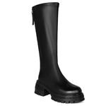 Высокие сапоги OMS для женщин, коричневые [Минимализм] - фото 4