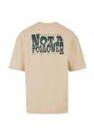 Футболка с принтом NOT A FOLLOWER DEF, бежевый - фото 6