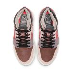 Кроссовки 1 высокие зум Air Jordan, оранжевый - фото 4