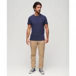 Брюки Superdry Tapered Stretch Chino, бежевый - фото 4