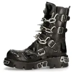 Ботильоны унисекс черные New Rock - фото