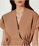 Платье с гербом Weekend Maxmara, бежевый - фото 4