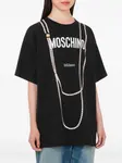 Футболка с логотипом Moschino, черный - фото 3