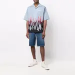 Джинсовые шорты мужские джинсовые синие Kenzo, темно-синий - фото 2