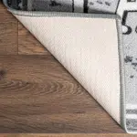 Ковер Graphic Laundry Mat nuLOOM, 51x150 см, темно-серый - фото 18