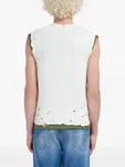 Топ с эффектом потертости Marni, белый - фото 4