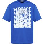 Футболка Medusa Medallion VERSACE, синий - фото 3