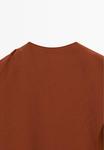 Блуза Massimo Dutti FLOWING WITH TIED NECK, Dark Red - фото 8