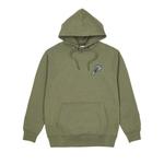 Толстовка Palace P-3 Snake Appliqué Hood, Olive - фото