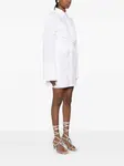 Платье-рубашка с узлом Rotate Birger Christensen, белый - фото 3