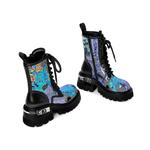 Ботинки Martin женские синий Hoov - фото 3