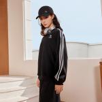 CAMEL Свитшот Women's Phantom Black Crew Neck Moderate Regular - фото 4