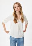 Блуза Koton, молочный - фото 4