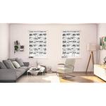 Рулонные шторы Lichtblick Watercolor Branches, 45x150x6 см, черный - фото 4