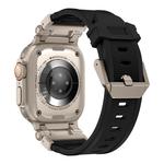 Ремешок Apple совместимый силиконовый материал IBOANN, Explorer силиконовый ремешок - титановый апельсин - фото 9