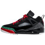 Jordan Кроссовки Spizike Low Black Classic Green White Varsity Red - фото