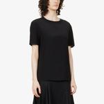 Блузка из шелкового крепа Rubin Joseph, черный - фото 3