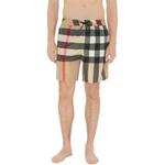 Шорты для плавания Checked Burberry, бежевый - фото 4