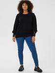Свитер KAFFE CURVE KC Lizzy, черный - фото 4
