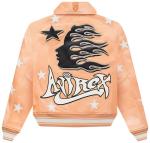 Куртка Hellstar A2 Leather Jacket 'Orange', оранжевый - фото 2