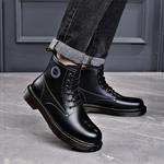 Мужские ботинки Martin бело-черные Romon - фото 10