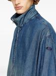 Джинсовая куртка на молнии Diesel, синий - фото 5