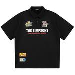 The Simpsons Рубашка-поло унисекс «Симпсоны», Белый - фото