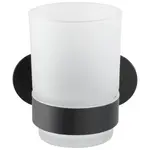 WENKO Чашка для зубной щетки «Orea», черный - фото