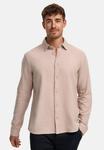 Рубашка на пуговицах классического кроя INDICODE JEANS, бежевый - фото
