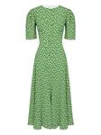 POST MERIDIEM платье миди на пуговицах, зеленый - фото