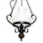 Подвесной светильник в стиле рустик "Петронель" стекло металл стекло E27 загородный дом подвесной светильник столовая Licht-Erlebnisse - фото 5