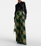 Ботинки burberry в клетку 65 Burberry, зеленый - фото 2