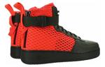 Nike SF Air Force 1 Mid Cargo Khaki Total Crimson - фото 3