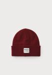 Шапка MSCH Copenhagen LOGO BEANIE KEY, Syrah/Brown - фото