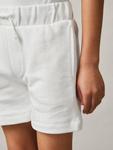 Шорты Perry Cotton London Palm Washed Reiss, Off White - фото 5