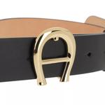 Ремень logo Aigner, черный - фото 4