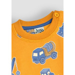 Толстовка CONSTRUCTION VEHICLE PRINT  REGULAR FIT JoJo Maman Bébé, желтый - фото 3