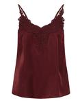 Топ Cream Anna, бордовый - фото