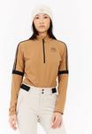 Топ Protest Long sleeved top, Teddy Brown/Brown - фото