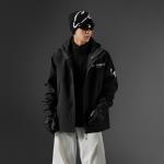 Ветровка унисекс Kawasaki, серо-зеленая - фото 6