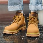 Мужские ботинки Cahhrrn X Martin Boot Men Beige Weishibangwei - фото 12