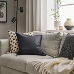 Наволочка, черная, 50х50 см Gurli IKEA - фото 2